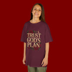 Kids Tee — "Trust God's Plan" Floral Faith T‑Shirt