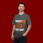 OVER Block Graphic T-Shirt — Bold Orange Minimalist Tee