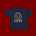 Kids T-Shirt – "All Strength Comes From God" Faith Tee for Boys & Girls