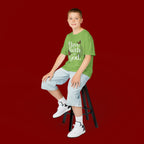 Kids Tee — "Have Faith in God" Floral Christian Youth T‑Shirt