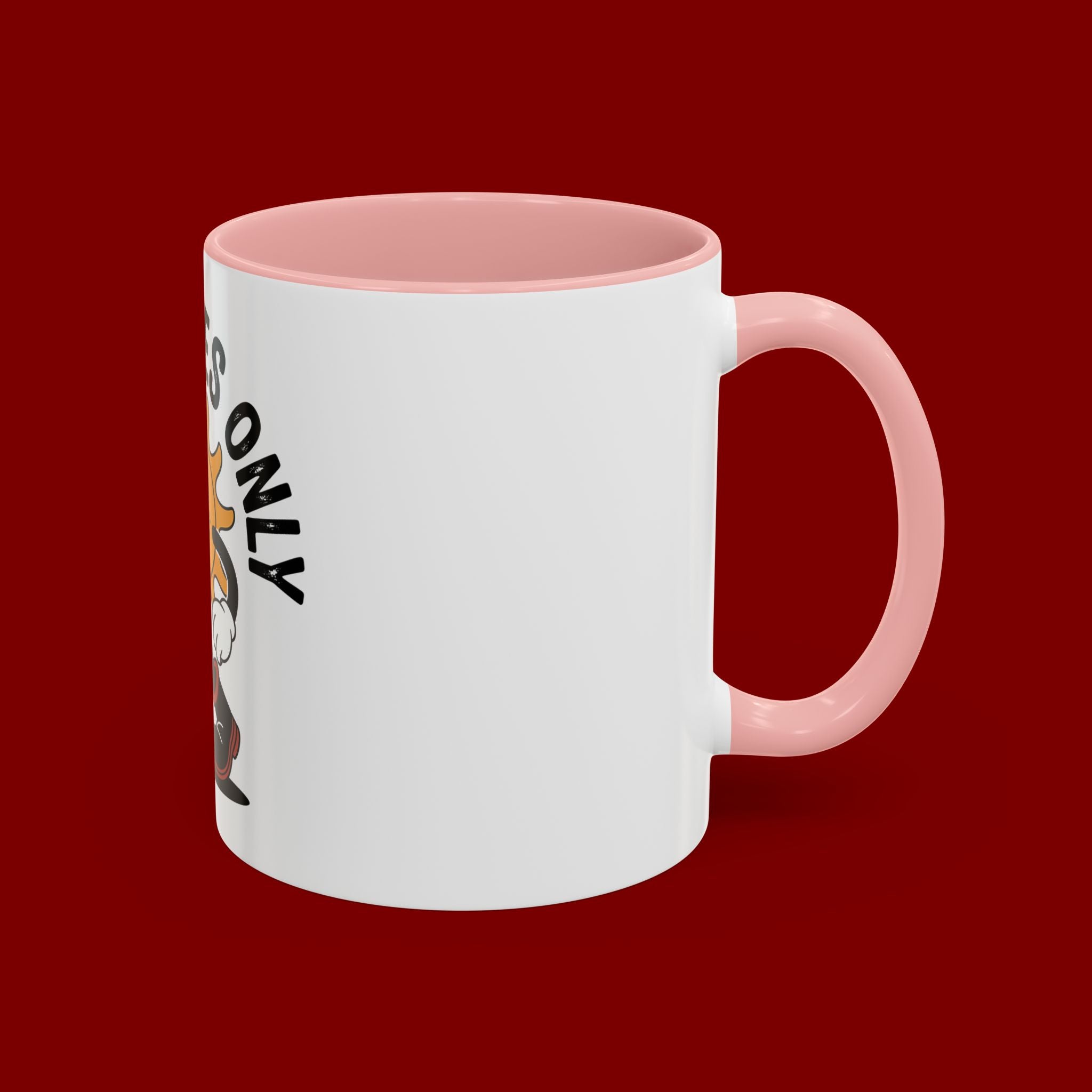 Good Vibes Only Coffee Mug - Retro Sun Cartoon Accent Mug (11/15oz)
