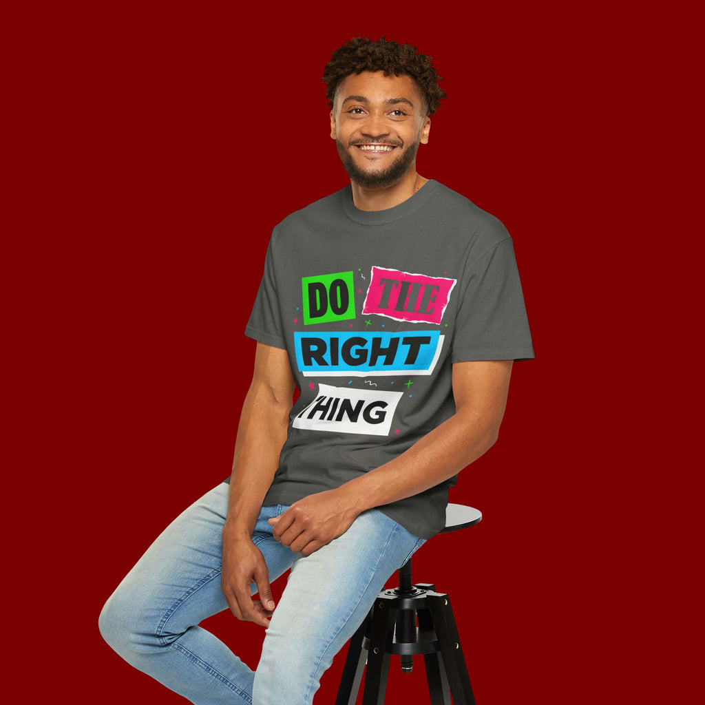 Do The Right Thing T-Shirt — Bold Retro Graphic Tee