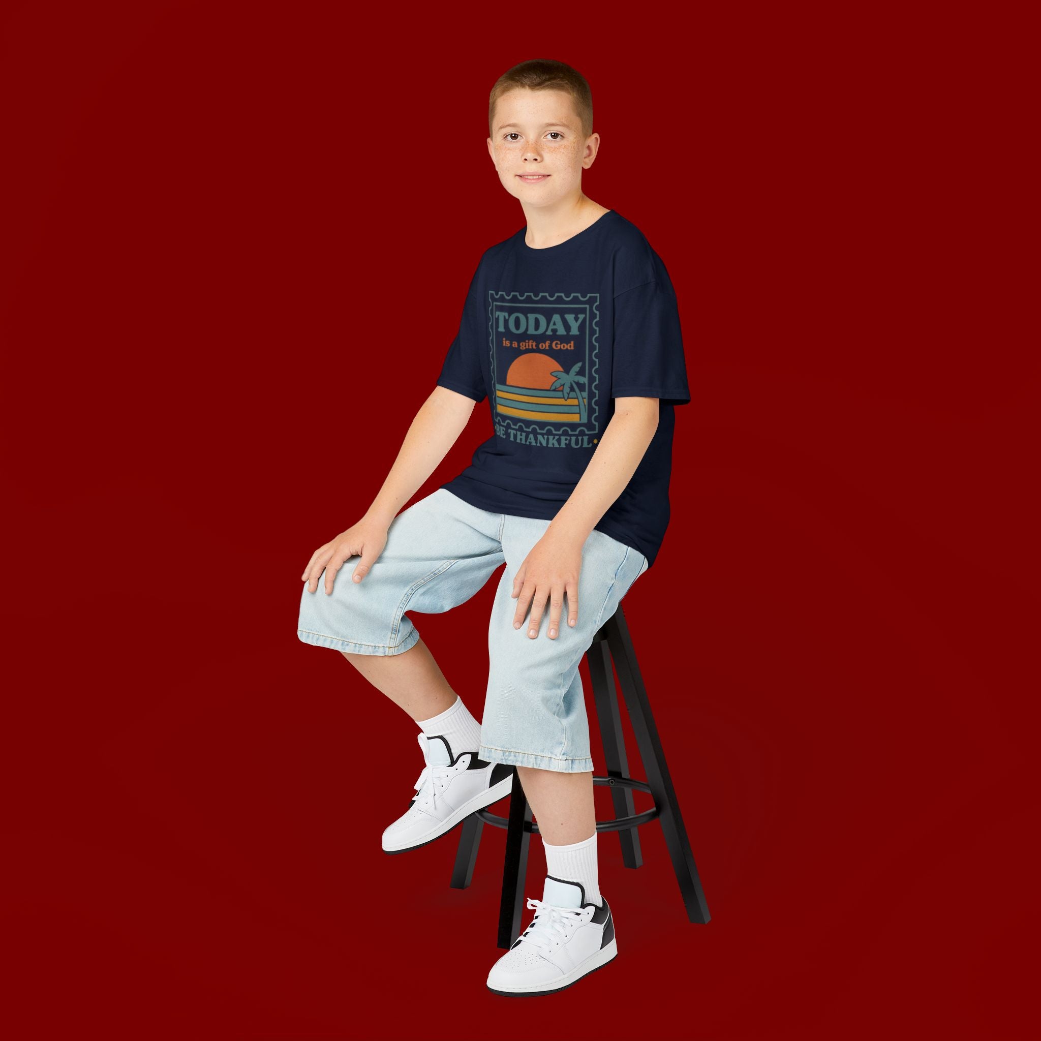 Kids 'Today Is a Gift of God - Be Thankful' Graphic Tee