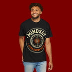 Mindset Over Everything T-Shirt — Positive Vibes Compass Graphic Tee