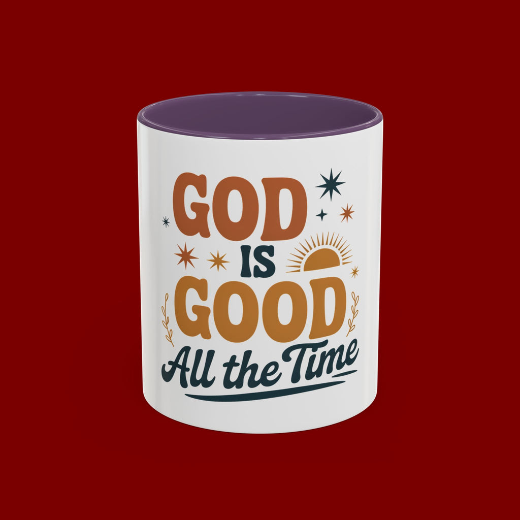 Praise the Lord Coffee Mug – Retro Christian Faith Accent Mug (11/15oz)