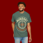 Mindset Over Everything T-Shirt — Positive Vibes Compass Graphic Tee