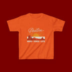Kids T-Shirt - "Positive" Retro Sunrise Tee (Mind • Vibes • Life)