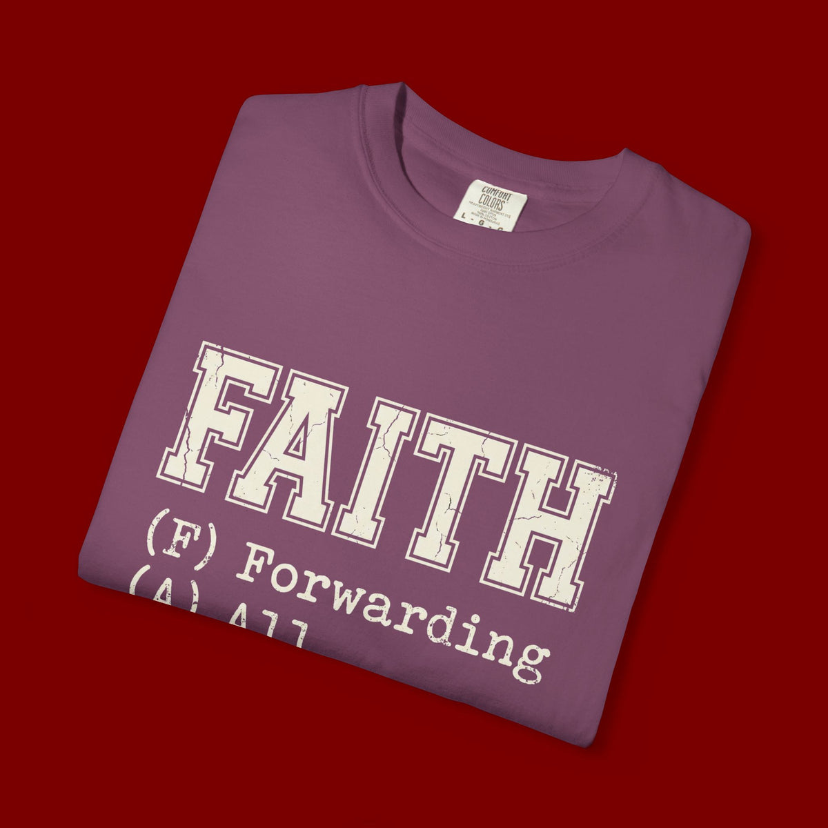 Faith Graphic T-Shirt — Minimalist Inspirational Tee