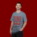 TIME Never Comes Again T-Shirt — Vintage Ticket Graphic Tee