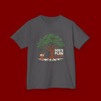 Kids Tee — Cute Tree & Plant Pot Illustration (“Grow Big, Little One”)