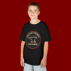 Kids Tee — "God Is My Strength and Power" Anvil & Anvil-Forge Christian Youth Shirt