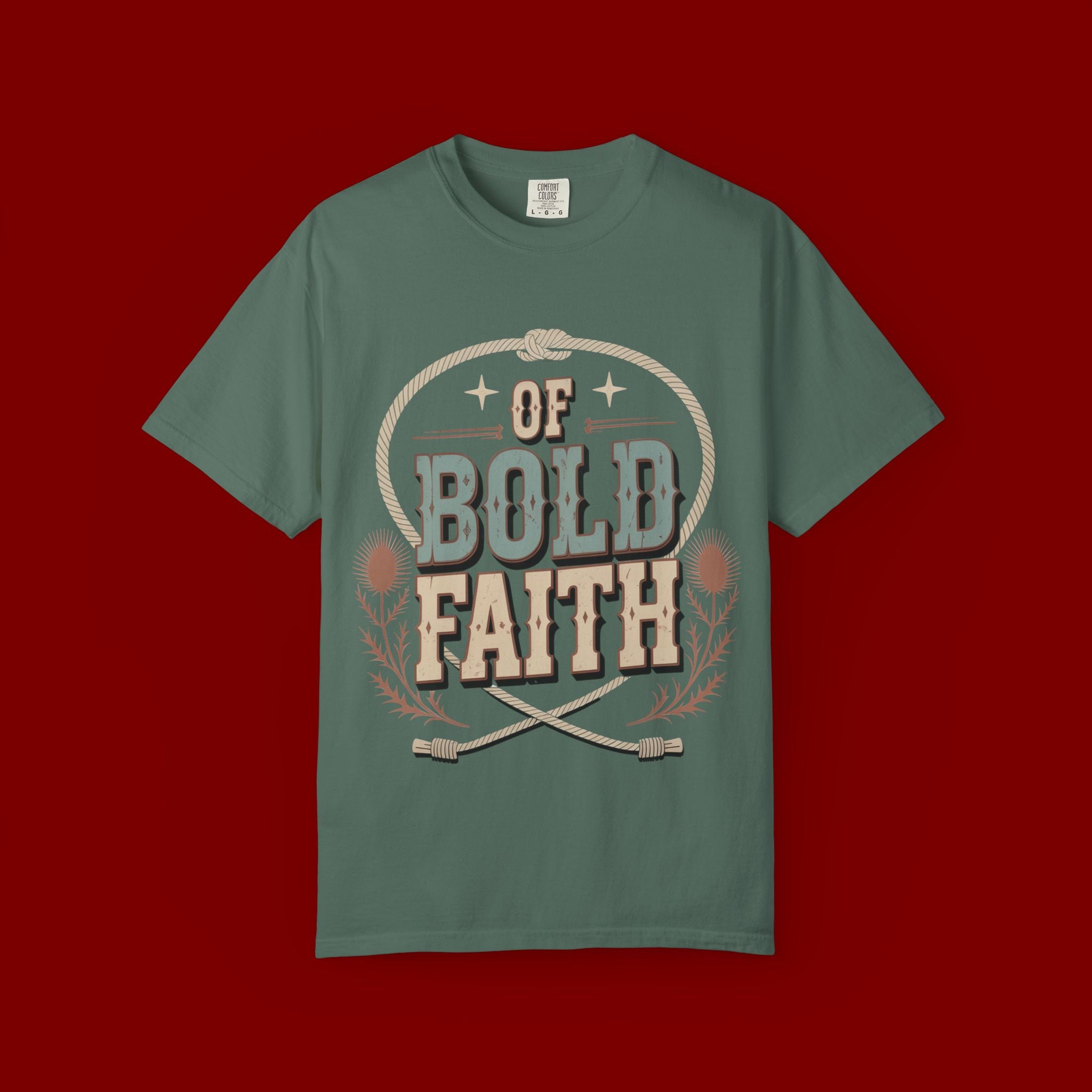 Bold Faith T-Shirt — Vintage Faith Graphic Tee