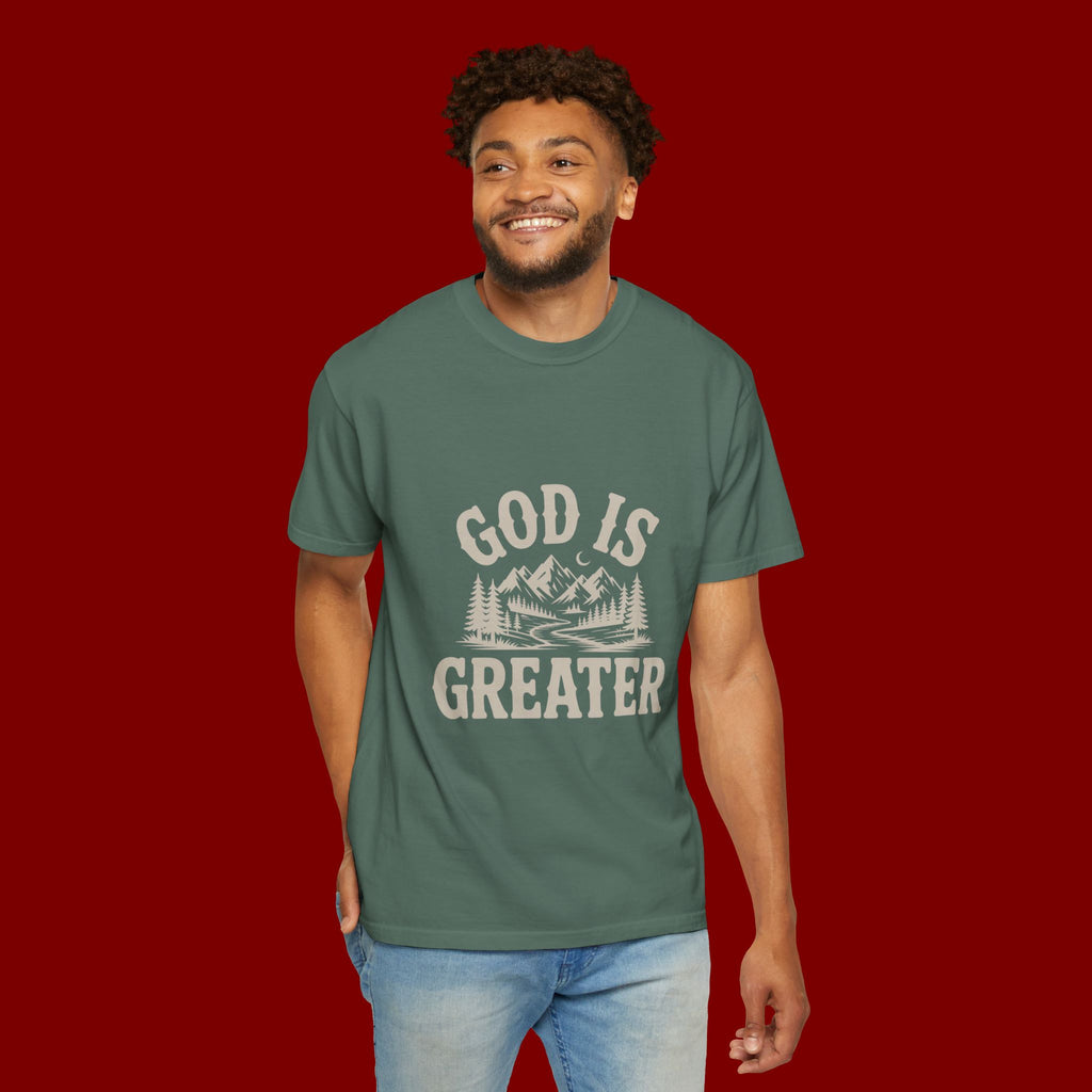 God Is Greater Mountain T-Shirt