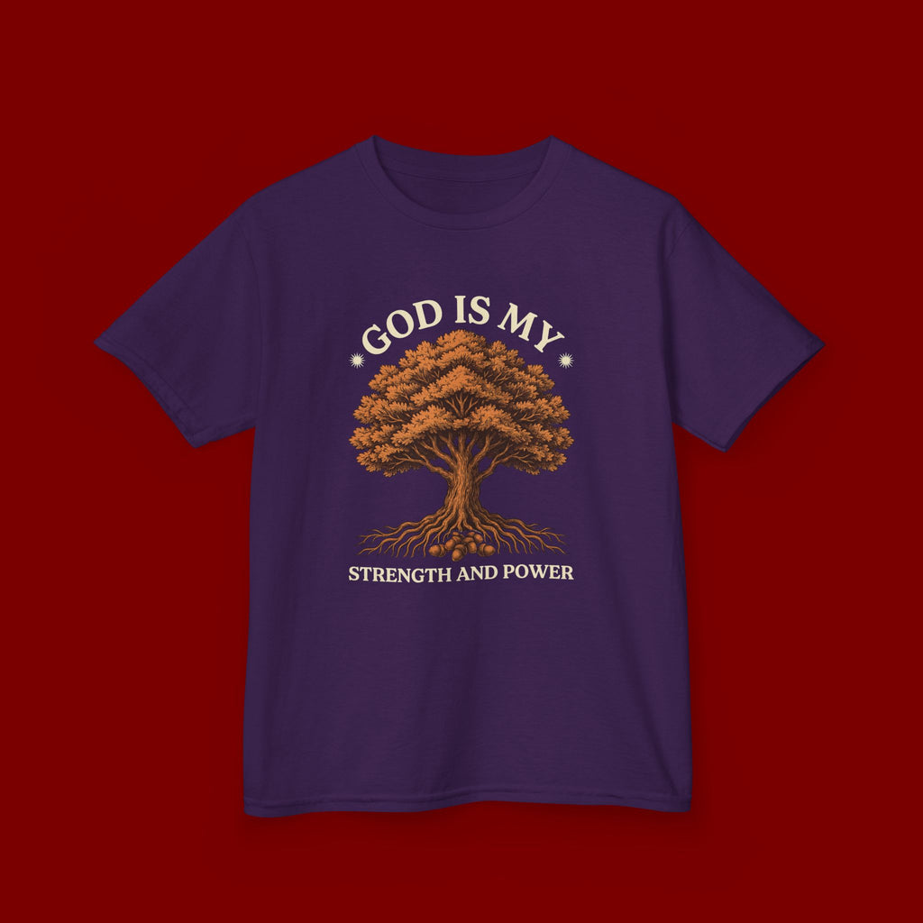 Autumn Oak Tree Kids T‑Shirt — Cozy Fall Nature Tee for Children