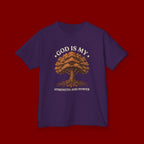 Autumn Oak Tree Kids T‑Shirt — Cozy Fall Nature Tee for Children