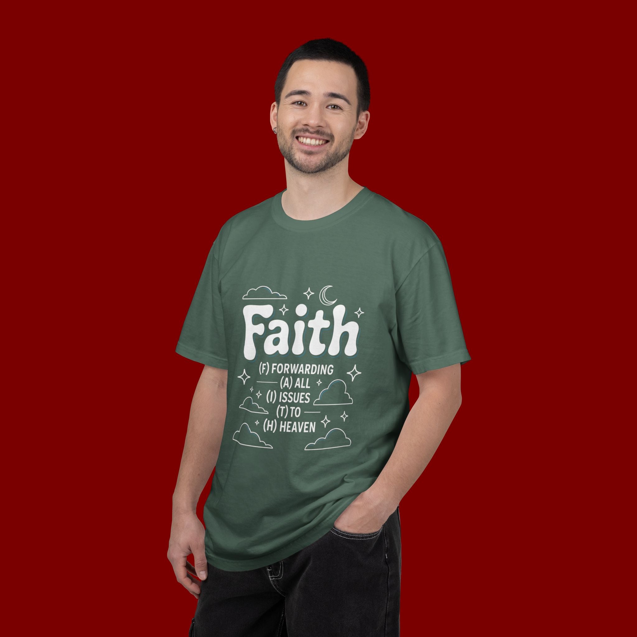 Faith Embossed T-Shirt