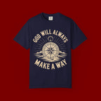 God Will Always Make A Way T-Shirt — Compass Christian Faith Graphic Tee