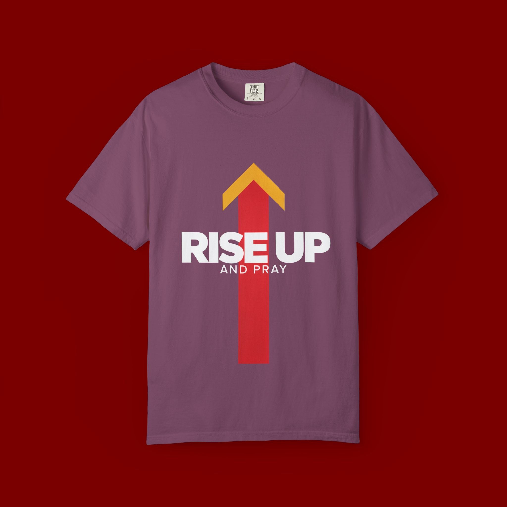 Arrow Up Graphic T-Shirt — Bold Upward Arrow Design