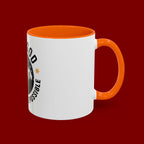 With God All Things Are Possible Accent Coffee Mug — Inspirational Faith Mountain Mug (11/15oz)
