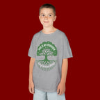 Kids Tee — "God Is My Provider" Tree of Faith Christian Shirt