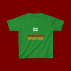 Kids Tee — "Trust God" Sprout Graphic