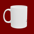 Time Never Comes Again Ceramic Mug — Matchstick Smoke Graphic Coffee Cup